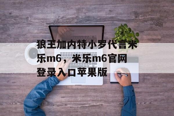 狼王加内特小罗代言米乐m6，米乐m6官网登录入口苹果版